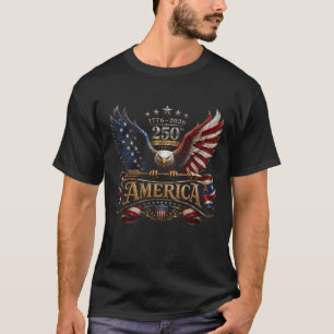 Camiseta Águia Americana Careca 4 De Julho