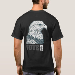 Camiseta Águia Americana para votar no dia da eleição, 3 de