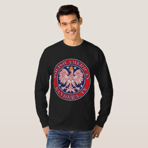 Camiseta Águia Americana Polonesa da bandera Texas