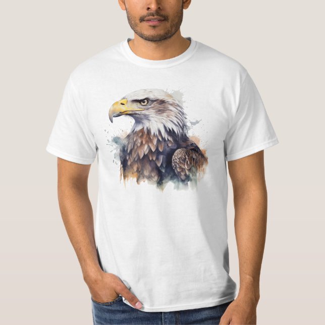 Camiseta Águia Aquarela (Frente)