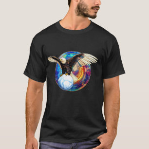 Camiseta Águia Ascendente Segura o Mundo