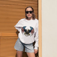 Águia Bald Americana; Branco Vermelho e Azul