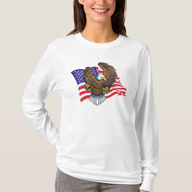 Camiseta Águia Balda e Bandeira (Frente)