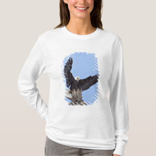 Camiseta Águia Balda (Haliaeetus leucocephalus) com asas