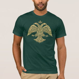 Camiseta Águia Bizantina Emblema Vintage