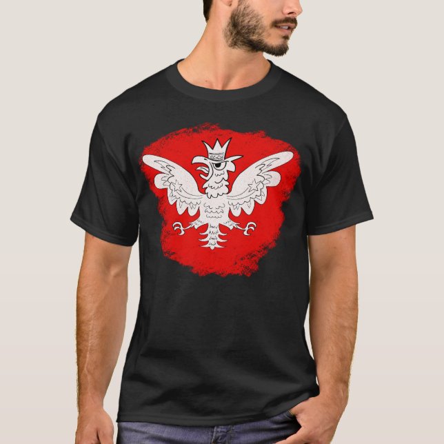 Camiseta Águia Branca Polonesa (Frente)