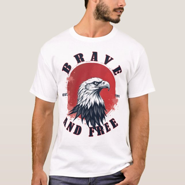 Camiseta Águia Brava e Livre (Frente)