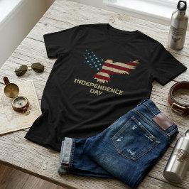 Camiseta Águia Careca Dia da Independência Patriótico