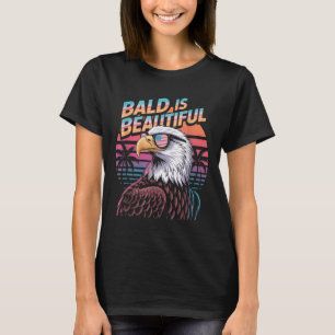 Camiseta Águia Careca é Bonita Engraçada 4 de Julho
