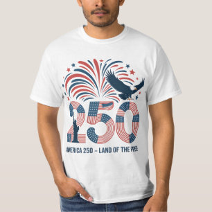 Camiseta Águia Careca Elegante América 250 Terra dos Livres