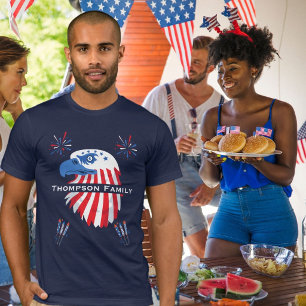 Camiseta Águia Careca Patriótica América 250º 4 de Julho