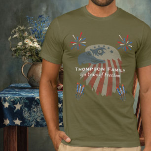 Camiseta Águia Careca Patriótica América 250º 4 de Julho