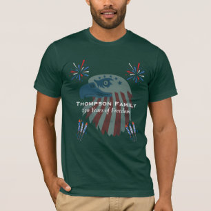 Camiseta Águia Careca Patriótica América 250º 4 de Julho