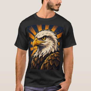 Camiseta Águia Careca Selvagem Vintage