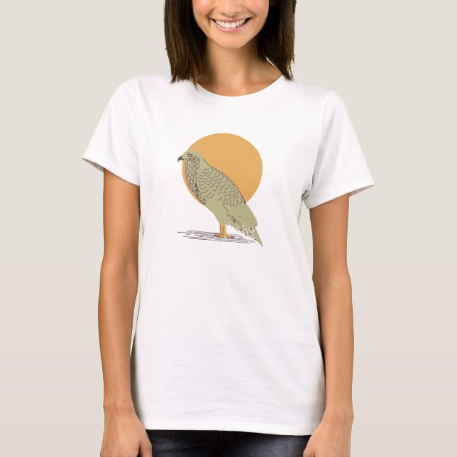 Camiseta Águia-Cinzenta Valente (Frente)
