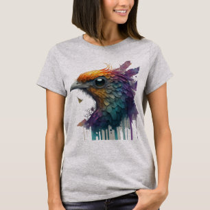Camiseta águia colorida