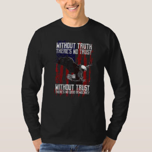 Camiseta Águia com bandeira americana