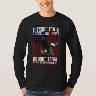 Camiseta Águia com bandeira americana
