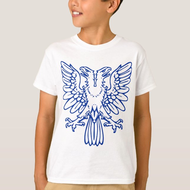 Camiseta Águia com duas pontas - Marinho azul (Frente)
