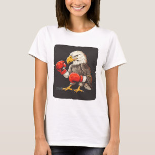 Camiseta Águia com luvas de boxe para uma declaração forte