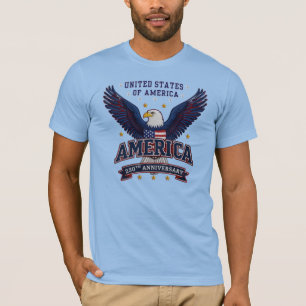 Camiseta Águia da Celebração dos 250 anos dos EUA