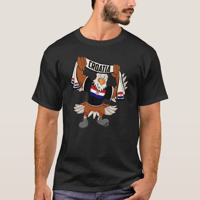 Camiseta águia da Croácia (Frente)