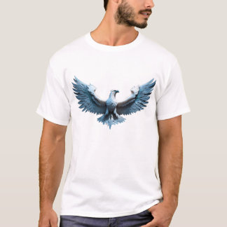 Camiseta Águia da Liberdade em Crise - Camisa-T majestosa d