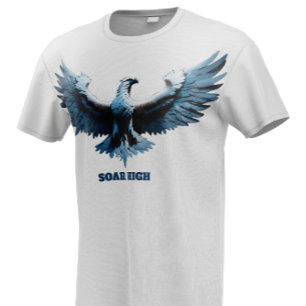 Camiseta 🦅 Águia da Liberdade Voando - Voo Majestoso