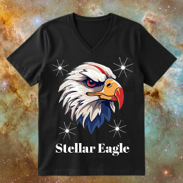 Camiseta Águia da Nebulosa da Vida Selvagem Galáctica