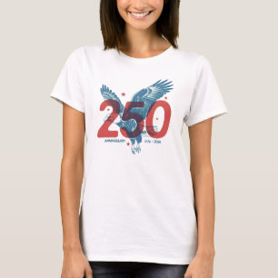 Camiseta Águia de 250 Aniversário 1776-2026 Vintage