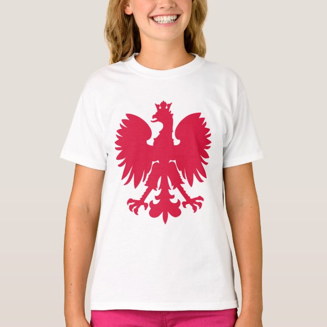 Camiseta Águia de Armas da Casaco polonesa (Frente)