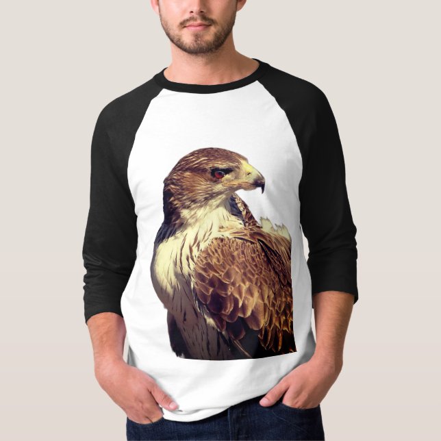 Camiseta  Águia de Bonelli (Aquila fasciata) (Frente)