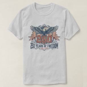 Camiseta Águia do Patrimônio do 250º Aniversário da América
