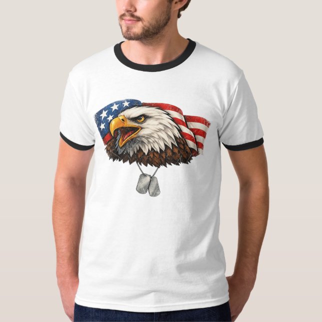 Camiseta Águia dos EUA (Frente)