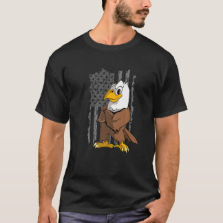 Camiseta Águia dos EUA Bandeira Americana dos EUA 2