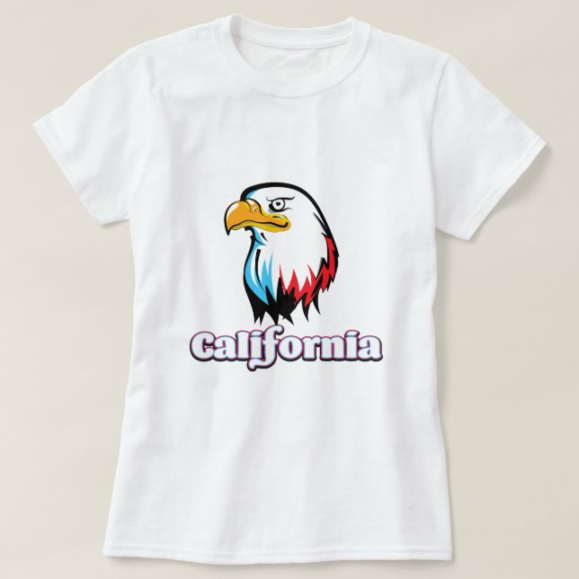 Camiseta águia dourada da Califórnia (Frente do Design)