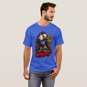 Camiseta Águia Gangster Perigosa Eagle Boys   Cool