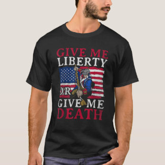 Camiseta Águia me dê liberdade ou me dê a morte 4 de julho