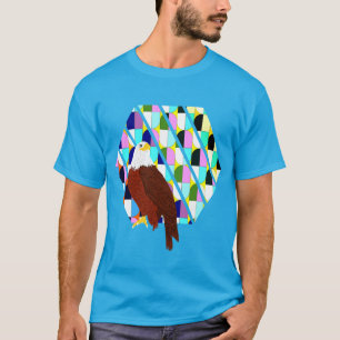 Camiseta Águia Moderna de Meados do Século
