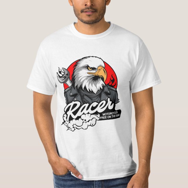 CAMISETA ÁGUIA MOTOCICLISTA (Frente)