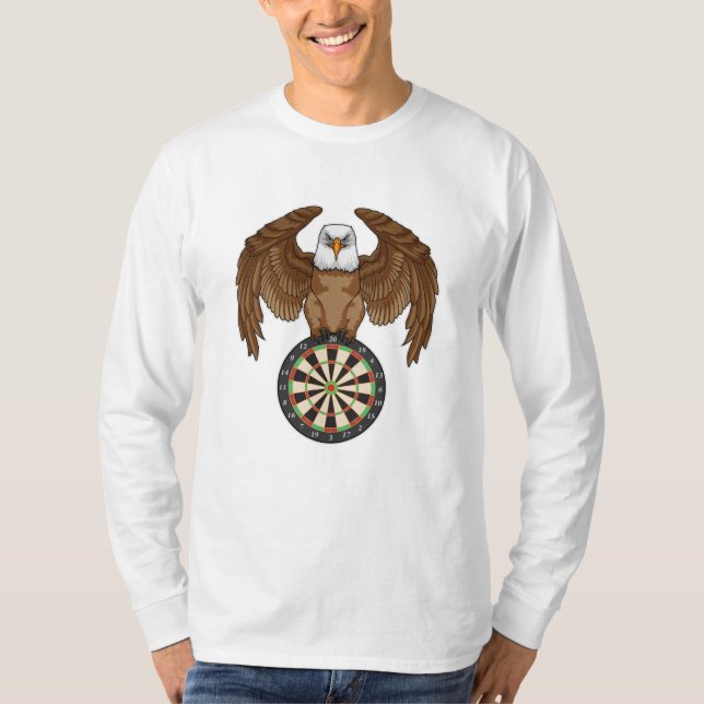 Camiseta Águia nas Trevas com Dartboard (Frente)