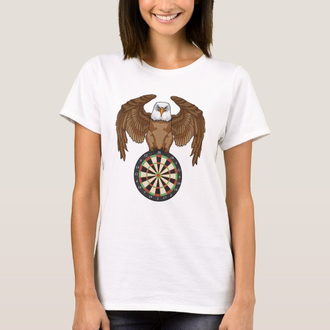 Camiseta Águia nas Trevas com Dartboard (Frente)