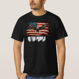 Camiseta Águia Nós, o Povo, Bandeira Americana
