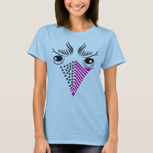 Camiseta Águia Ocular Do País Americano - Olhos De Águia
