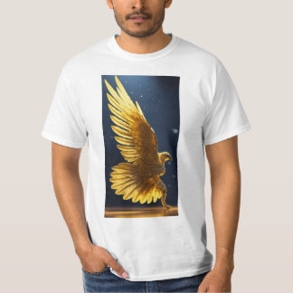 Camiseta Águia Ouro: O Raptor Majestoso dos Céus