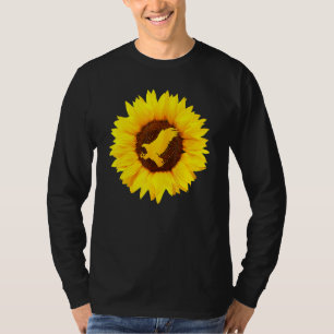 Camiseta Águia Para Mulheres Homem Hawk Animal Girassol
