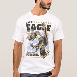 Camiseta Águia Patriótica com “A Águia Americana” 