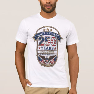 Camiseta Águia Patriótica do 250º Aniversário dos EUA 177