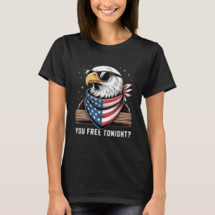 Camiseta Águia Patriótica em Flag Bandana
