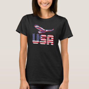 Camiseta Águia Patriótica EUA Independência 4 De Julho Uvas